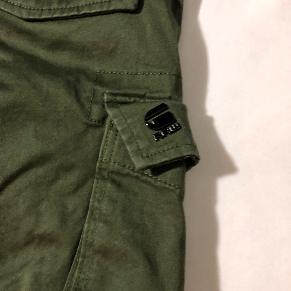 G star raw rovic zip 3d straight tapered army green mens cargo pants 32x32 - Picture 11 of 12